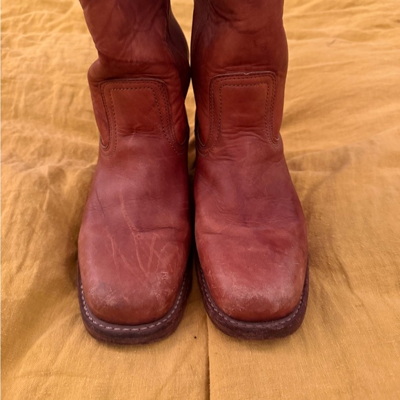 Brown Leather Frye Boots campus - Picture 5 of 5